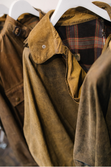 Barbour×MARGARETHOWELL A7BARK ダークブラウン-