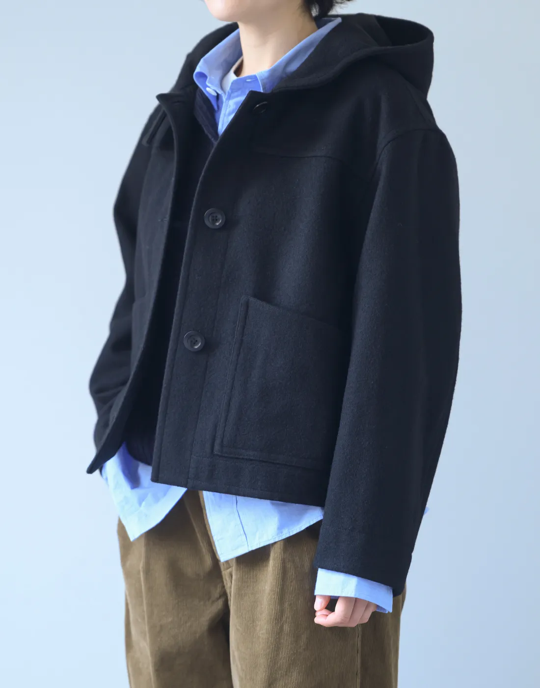 【美品】MHL ダッフルコート MHL.（エムエイチエル）の「TOUGH WOOL MELTON（ダッフルコート