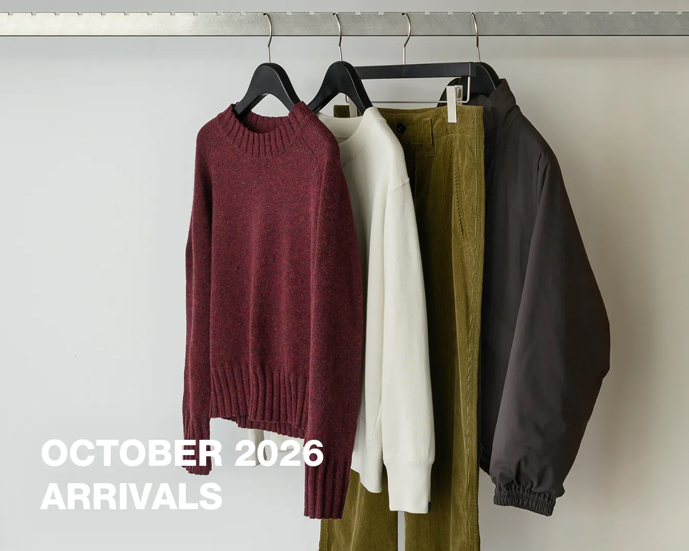 MHL.10月予約アイテムとシーズンカラーのご紹介